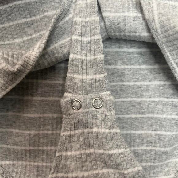 Grey and white striped express bodysuit - Picture 6 of 6